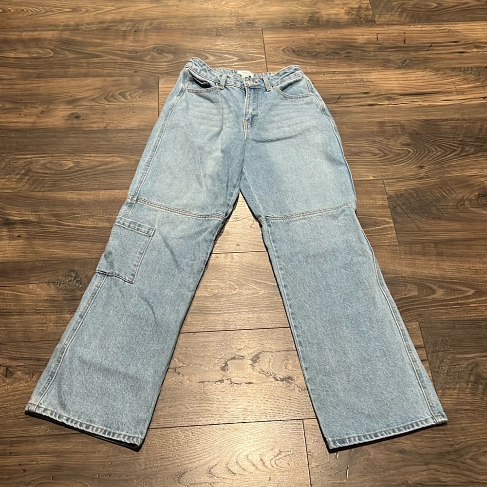 FOREVER 21 BAGGY CARGO JEANS